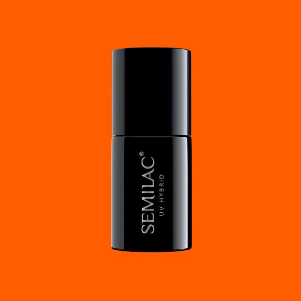 Semilac 566 Ημιμόνιμο βερνίκι Neon Orange 7ml
