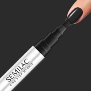 Semilac S190 Ημιμόνιμο βερνίκι One Step The Black 3ml