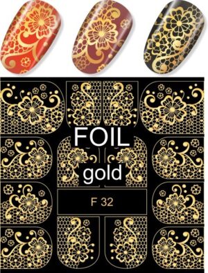 Crocus Sticker F32 Gold