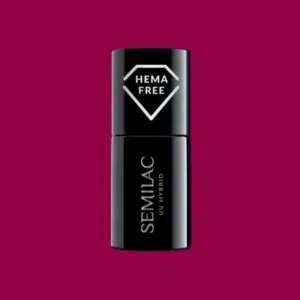 Semilac 436 Ημιμόνιμο βερνίκι Powerful Burgundy 7ml