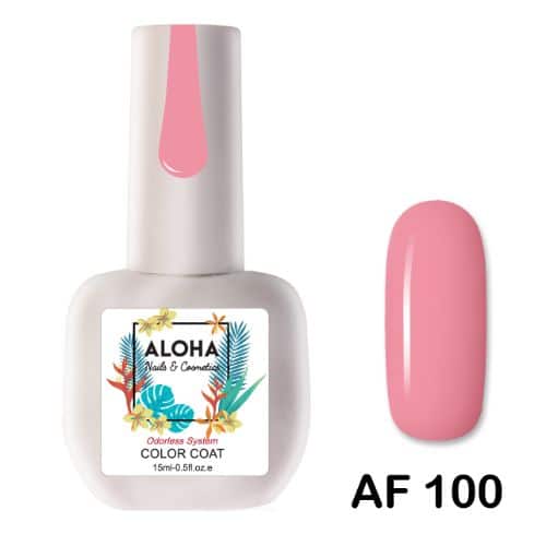 ALOHA Ημιμόνιμο βερνίκι 15ml – Color Coat AF 100