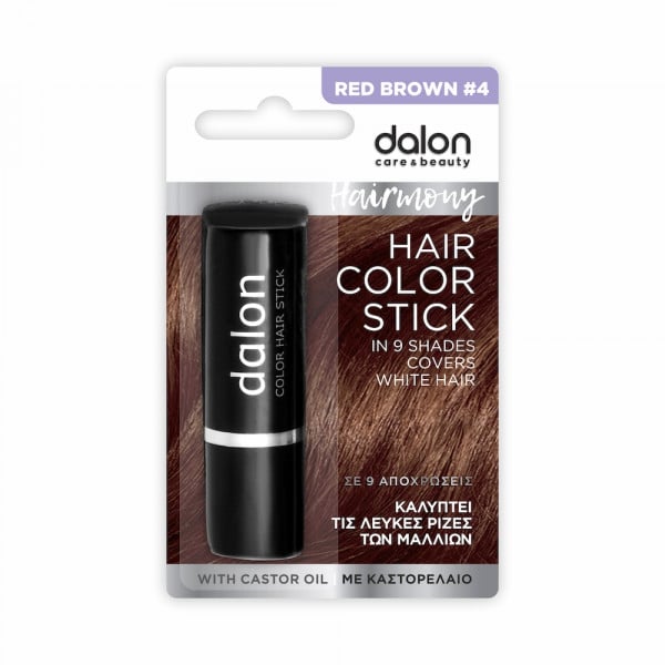 Dalon Stick Βαφής Μαλλιών - Καστανό Κόκκινο #4