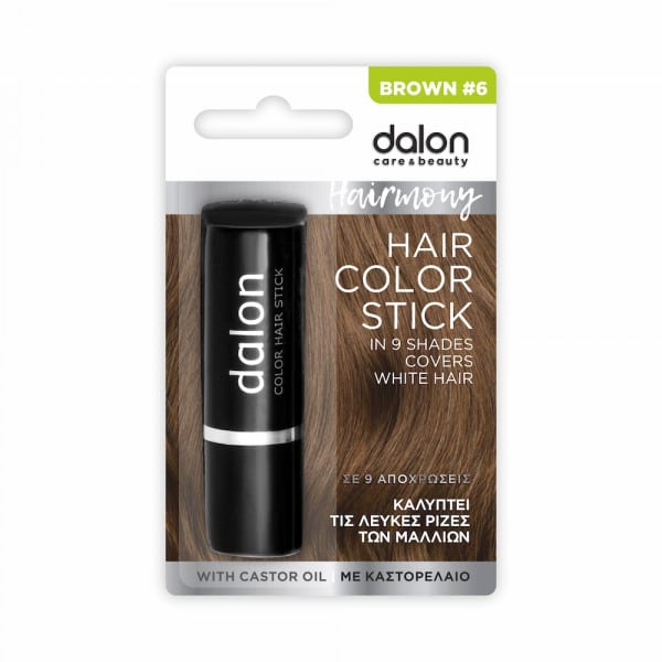 Dalon Hairmony Stick Βαφής Μαλλιών - Καστανό #6