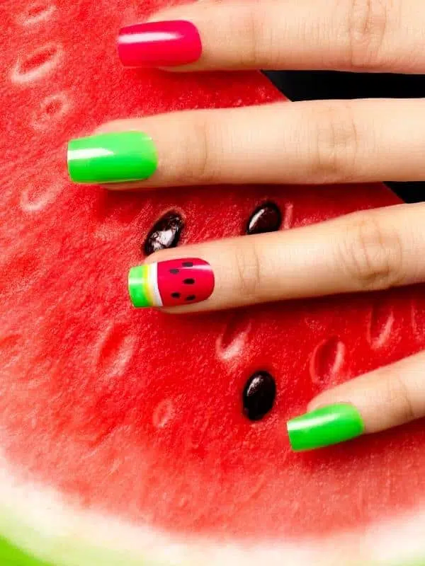 50 Σαγηνευτικά Μανικιούρ Κόκκινα Νύχια kalokairina nyxia karpouzi