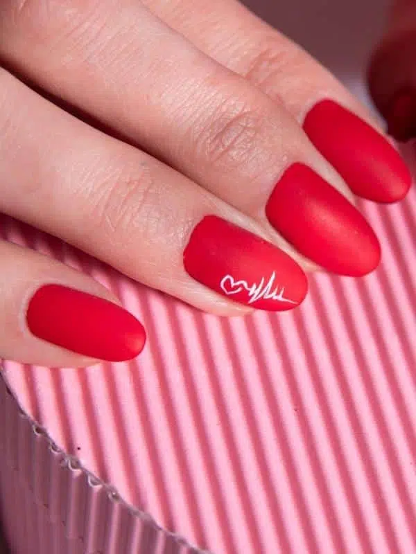 50 Σαγηνευτικά Μανικιούρ Κόκκινα Νύχια kokkina mat