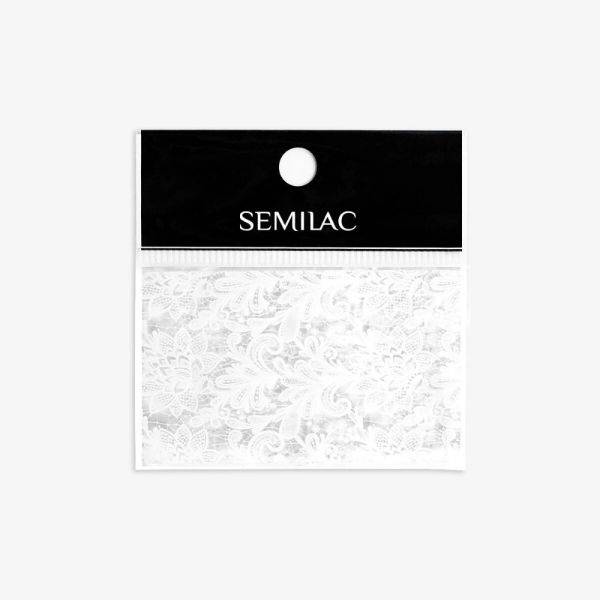 Semilac Εφέ νυχιών Nail Effect Transfer Foil No 23 White Lace