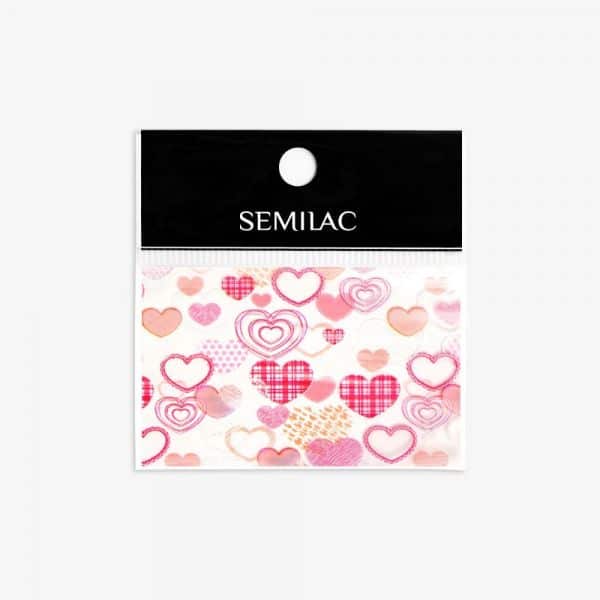 Semilac Εφέ νυχιών Nail Effect Transfer Foil No 26 Pink Heart
