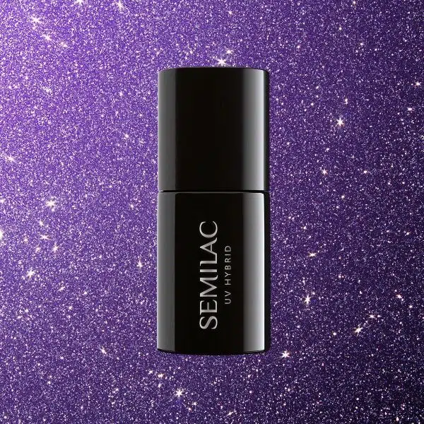 Semilac No 329 Ημιμόνιμο Βερνίκι Magnetic Glow Cat Eye BRAVE VIOLET 7ML