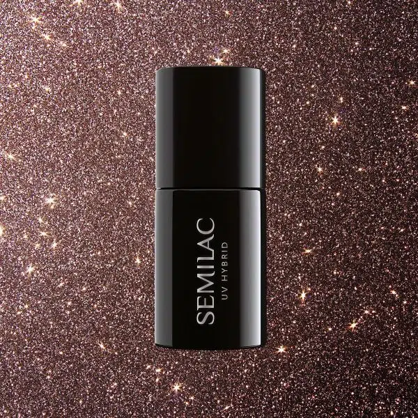 Semilac No 333 Ημιμόνιμο Βερνίκι Magnetic Glow Cat Eye Shine Brown 7ML