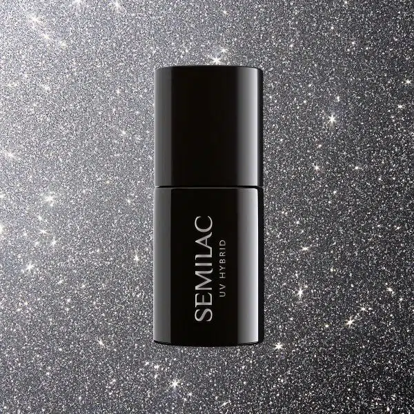 Semilac No 334 Ημιμόνιμο Βερνίκι Magnetic Glow Cat Eye Silver Lavender 7ML