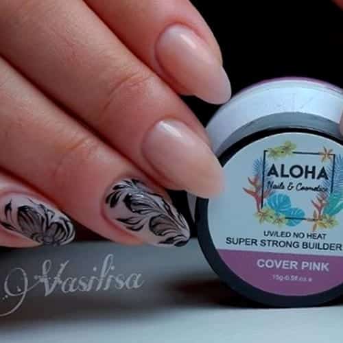 Aloha Super Strong No Heat Builder Gel 15g / Χρώμα: Cover Pink (Camouflage)