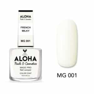 ALOHA Βερνίκι Νυχιών 10 ημερών με Gel Effect Χωρίς Λάμπα Magic Pro Nail Lacquer 15ml – MG 001