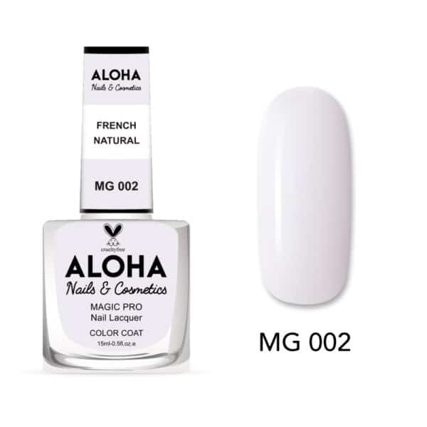 ALOHA Βερνίκι Νυχιών 10 ημερών με Gel Effect Χωρίς Λάμπα Magic Pro Nail Lacquer 15ml – MG 002