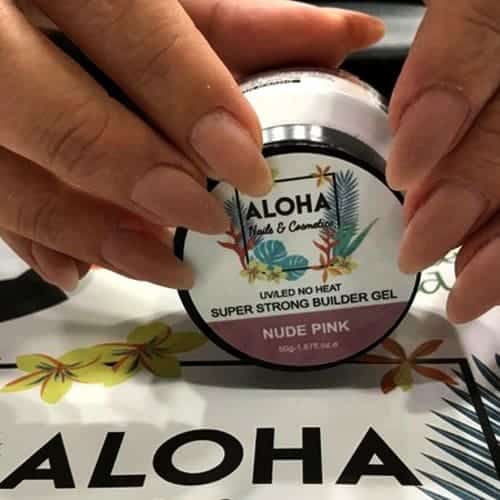 Aloha Super Strong No Heat Builder Gel 50g / Χρώμα: Nude Pink