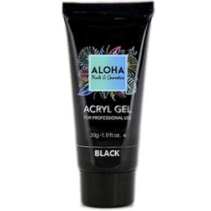 Aloha Acryl Gel UV/LED 30 gr – Black (Μαύρο)