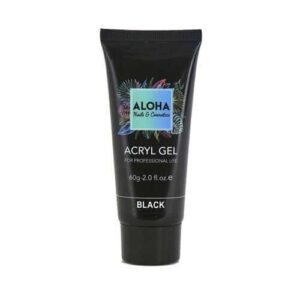 Aloha Acryl Gel UV/LED 60 gr – Black (Μαύρο)