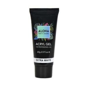 Aloha Acryl Gel UV/LED 60 gr – Extra White (Ασβέστης Γαλλικού)