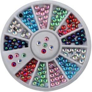 Ρόδα Nail Art Crystals cat eye σε 6 χρώματα