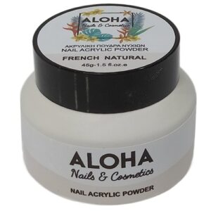 ALOHA Nails & Cosmetics Acrylic powder for artificial nails 45gr / French Natural