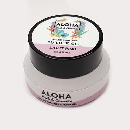 Aloha Soak off Builder Gel 15g / Χρώμα: Light Pink