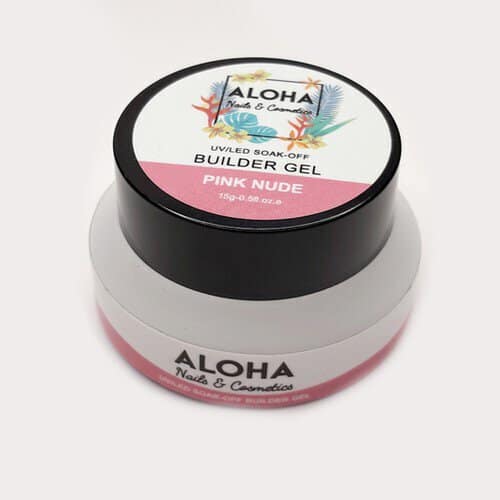 Aloha Super Strong No Heat Builder Gel 15g / Χρώμα: Nude Pink