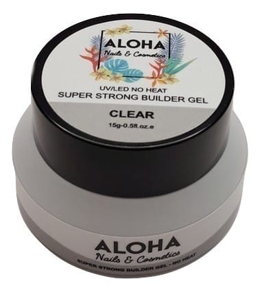 Aloha Super Strong No Heat Builder Gel 15g / Color: Clear