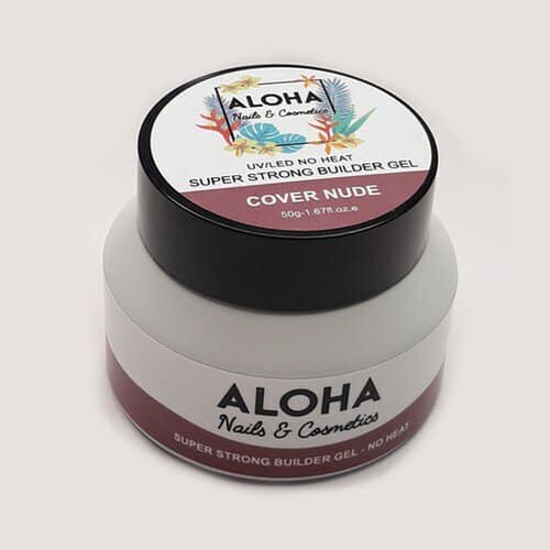 Aloha Super Strong No Heat Builder Gel 50g / Χρώμα: Cover Nude (Camouflage)