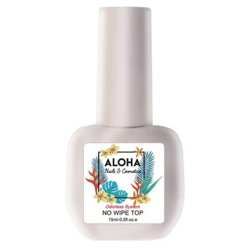 Aloha Ημιμόνιμο βερνίκι 15ml – Extra Shine No Wipe Top Coat / Ημιμόνιμο Top χωρίς σκούπισμα