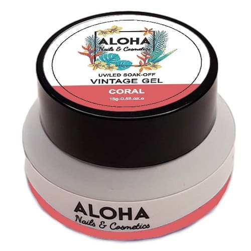Aloha UV/LED Vintage Gel 15gr / Χρώμα: Κοραλί (Coral)