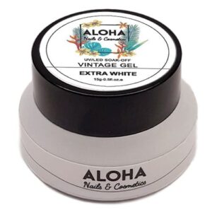 Aloha UV/LED Vintage Gel 15gr / Χρώμα: Λευκό ασβέστης (Extra White)