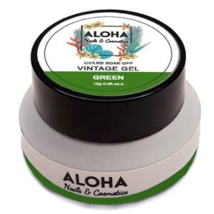Aloha UV/LED Vintage Gel 15gr / Χρώμα: Πράσινο (Green)