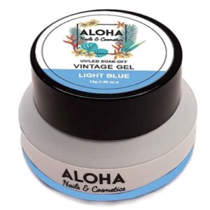 Aloha UV/LED Vintage Gel 15gr / Χρώμα: Σιέλ (Light Blue)