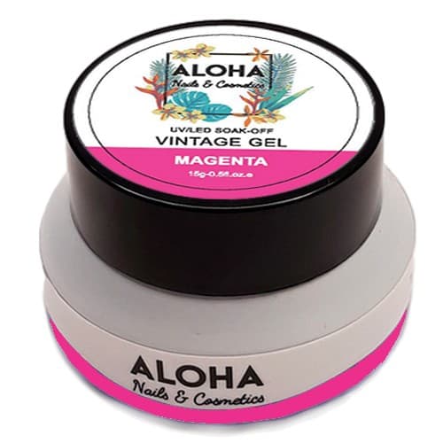 Aloha UV/LED Vintage Gel 15gr / Χρώμα: Ματζέντα (Magenta)