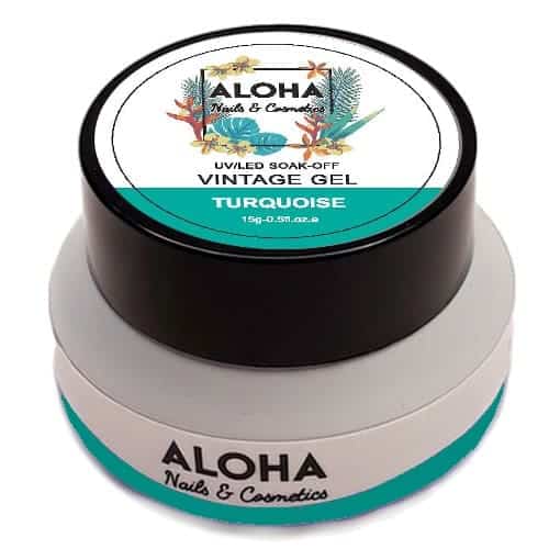 Aloha UV/LED Vintage Gel 15gr / Χρώμα: Τιρκουάζ (Turquoise)