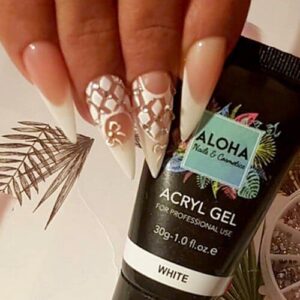 Aloha Acryl Gel UV/LED 60 gr – Milky White (Γαλακτερό)