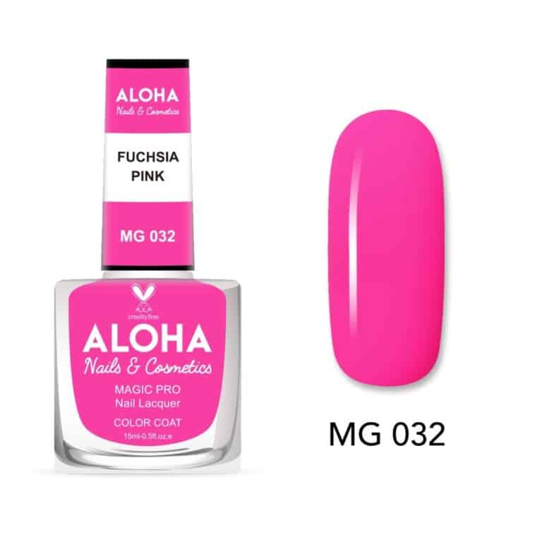 ALOHA 10-Day Nail Polish with Gel Effect Without Lamp Magic Pro Nail Lacquer 15ml – MG 032