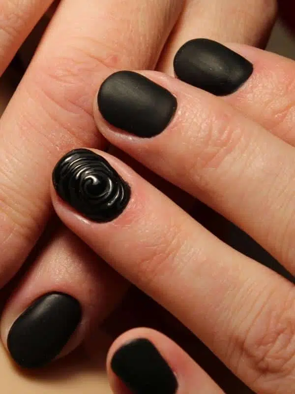 Μαύρα Νύχια - 50 Σχέδια Μανικιούρ nyxia mayra mat anaglyfa