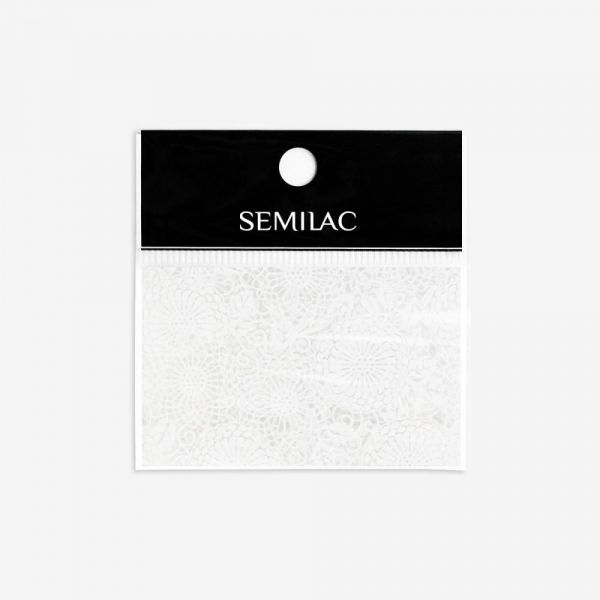 Semilac Εφέ νυχιών Nail Effect Transfer Foil No 14 White Lace