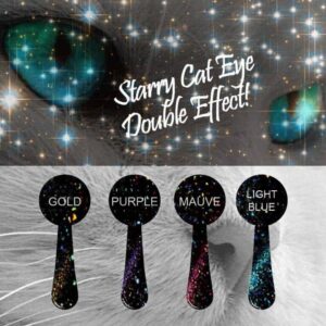 Aloha Ημιμόνιμο βερνίκι Starry Cat Eye Double Effect 15ml / Purple (Μπλε-μωβ)