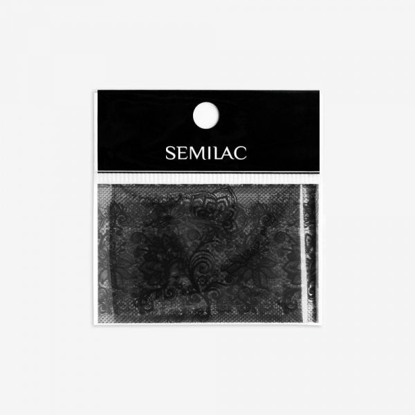 Semilac Εφέ νυχιών Nail Effect Transfer Foil No 06 Black Lace