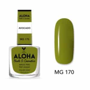ALOHA Βερνίκι Νυχιών 10 ημερών με Gel Effect Χωρίς Λάμπα Magic Pro Nail Lacquer 15ml – MG 170