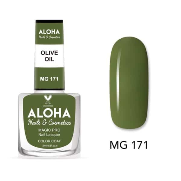 ALOHA 10-Day Nail Polish with Gel Effect Without Lamp Magic Pro Nail Lacquer 15ml – MG 171