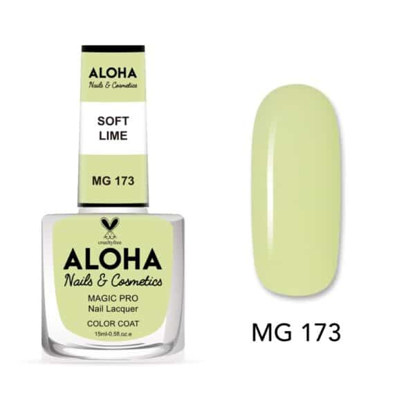 ALOHA 10-Day Nail Polish with Gel Effect Without Lamp Magic Pro Nail Lacquer 15ml – MG 173