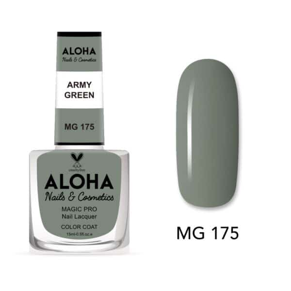 ALOHA Βερνίκι Νυχιών 10 ημερών με Gel Effect Χωρίς Λάμπα Magic Pro Nail Lacquer 15ml – MG 175