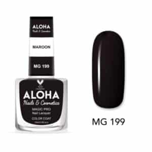 ALOHA Βερνίκι Νυχιών 10 ημερών με Gel Effect Χωρίς Λάμπα Magic Pro Nail Lacquer 15ml – MG 199