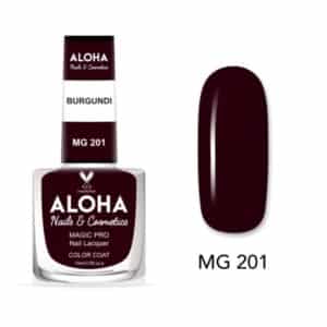 ALOHA 10-Day Nail Polish with Gel Effect Without Lamp Magic Pro Nail Lacquer 15ml – MG 201