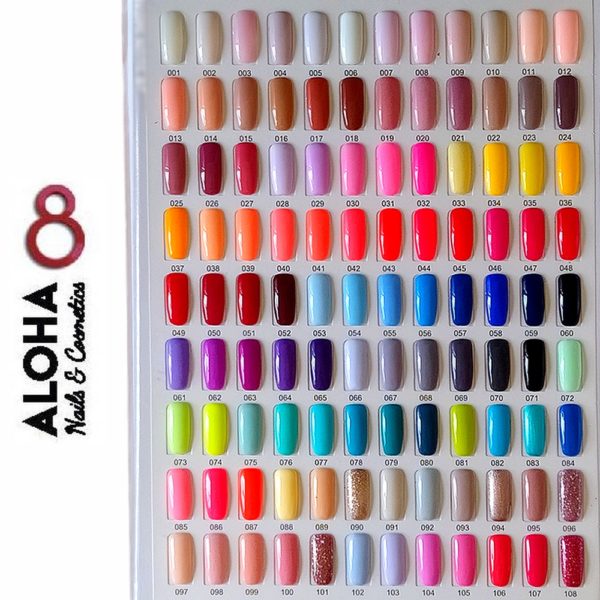 ALOHA Ημιμόνιμο βερνίκι 8ml – Color Coat A8104 / Χρώμα: Μωβ Αμέθυστος (Amethyste Mauve)