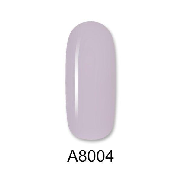 ALOHA Ημιμόνιμο βερνίκι 8ml – Color Coat A8004 / Χρώμα: Ροζ Λεβαντί πολύ ανοιχτό (Very light Pink Lavender)