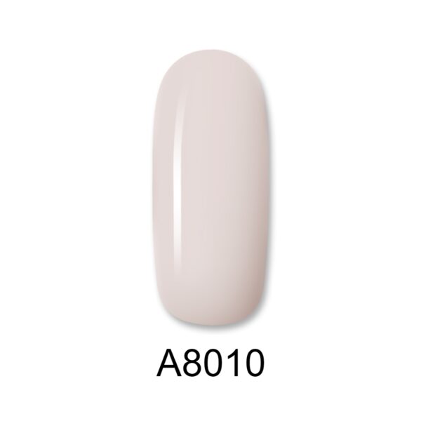 ALOHA Ημιμόνιμο βερνίκι 8ml – Color Coat A8010 / Χρώμα: Απαλό μπεζ ροζέ (Soft Rose Beige)