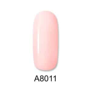 ALOHA Ημιμόνιμο βερνίκι 8ml – Color Coat A8011 / Χρώμα: Απαλό ροζ ροδακινί (Soft Peachy Pink)